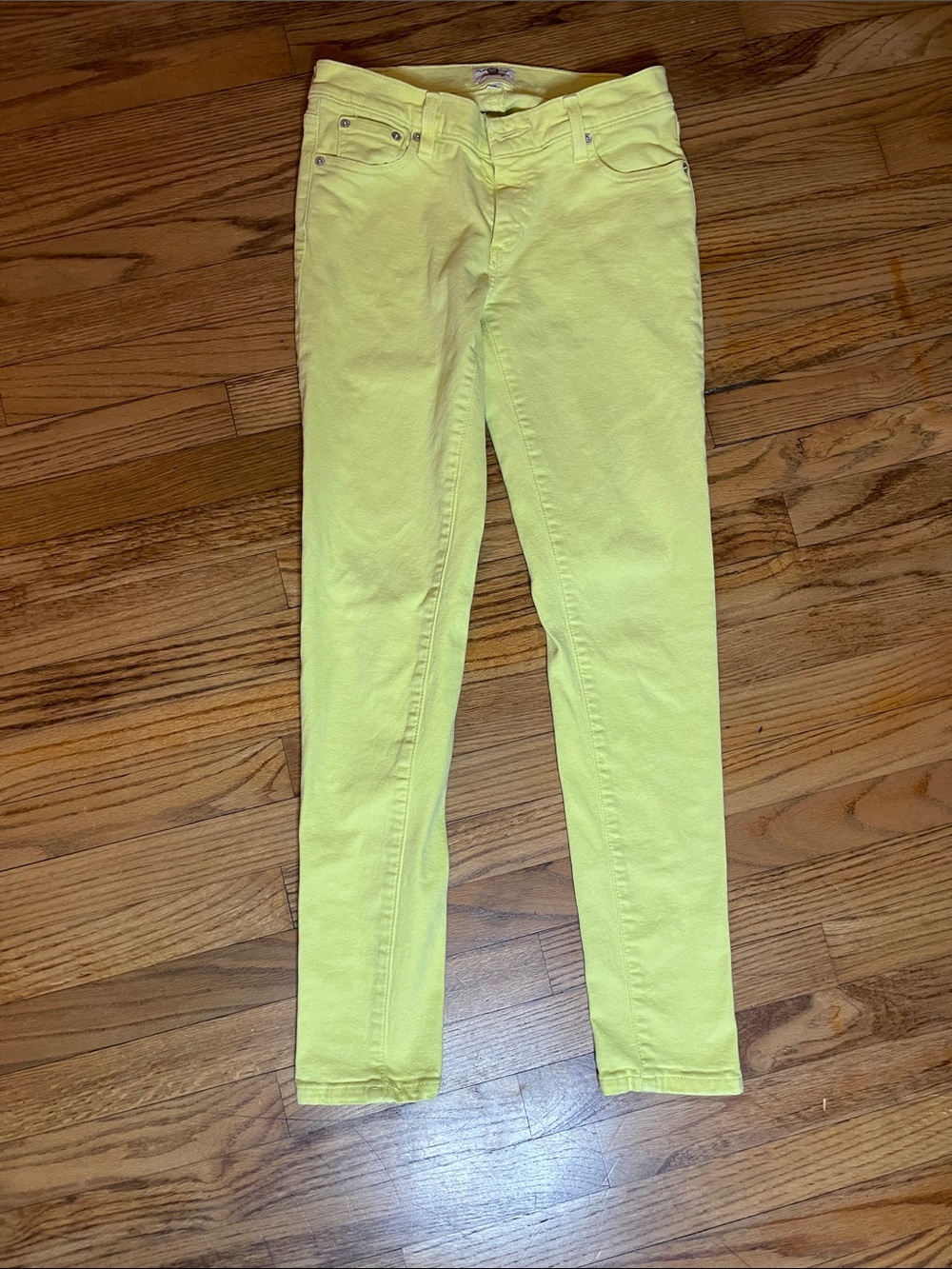 Fossil Yellow Skinny Jeans
